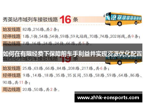 如何在有限经费下保障前车手利益并实现资源优化配置